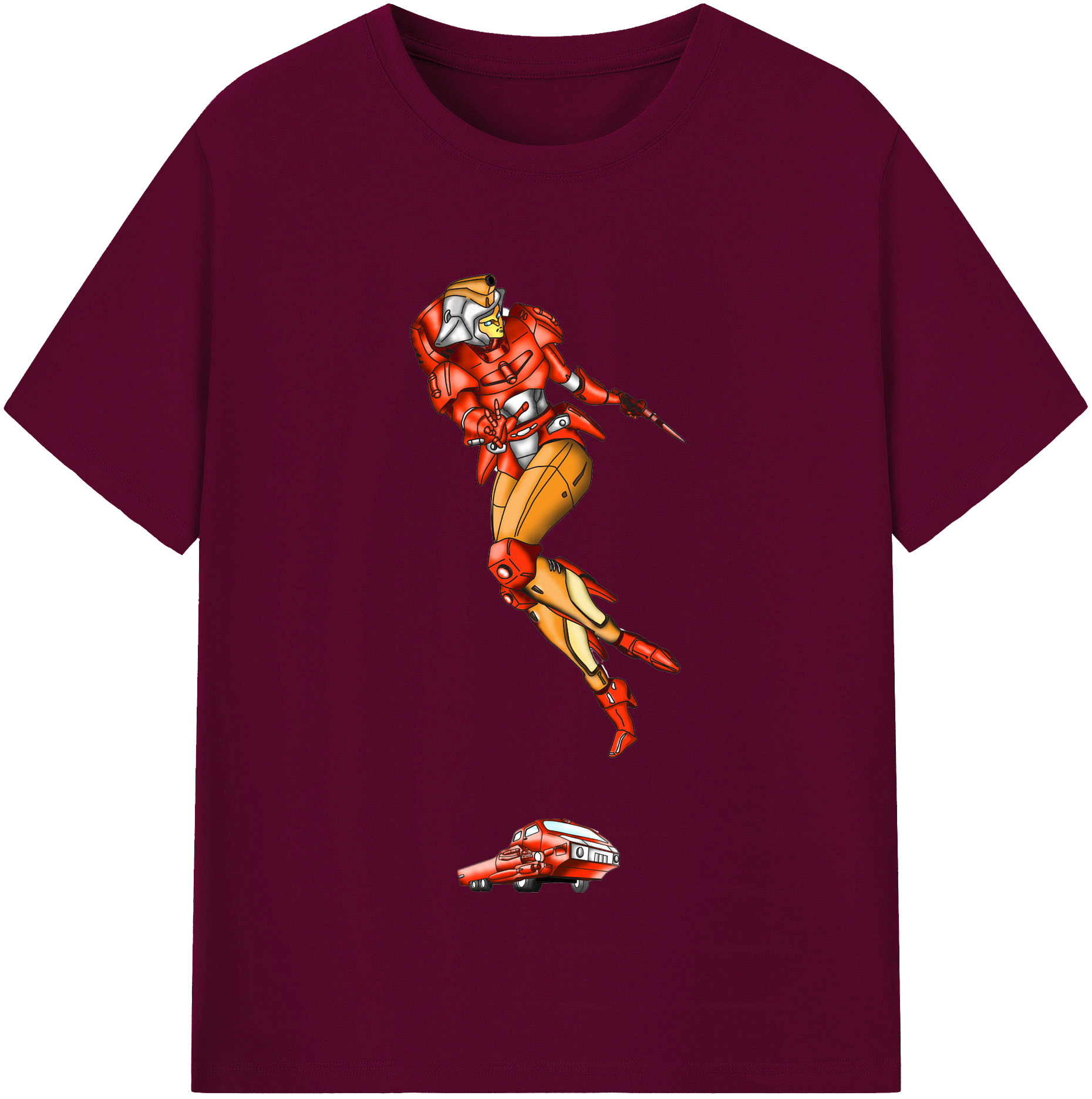（画像用）  レディースカジュアルプリントTシャツ（綿100％）